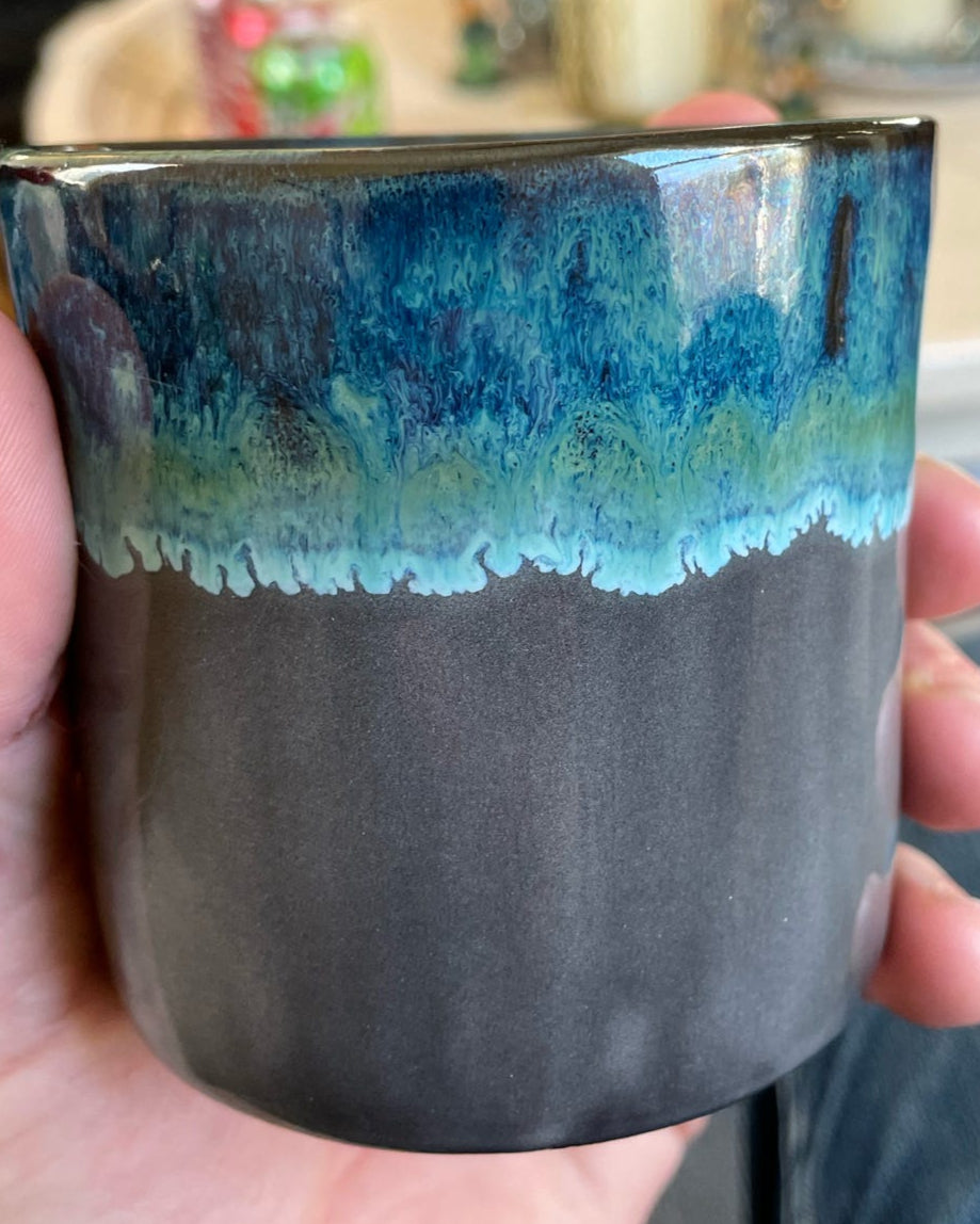 8 oz Black Porcelain Cup 100